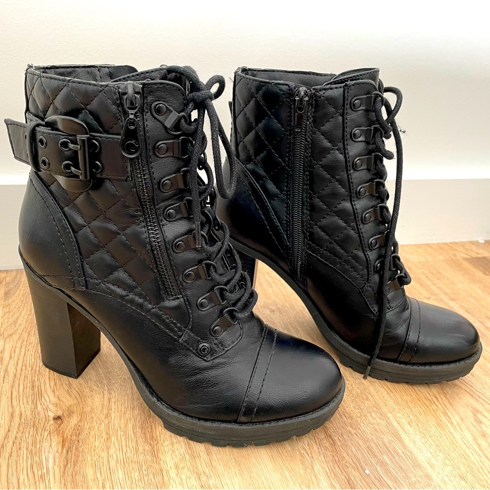 Guess combat boots